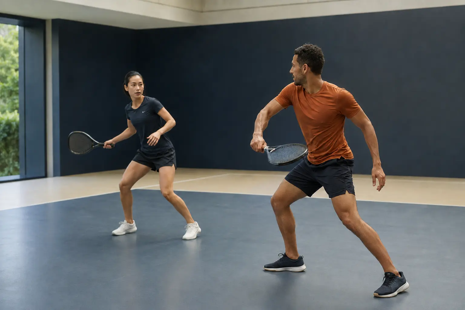 Pratique de squash