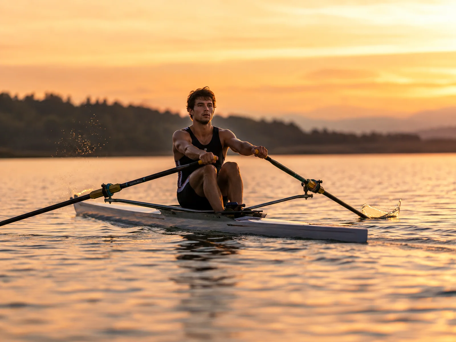 Pratique de aviron
