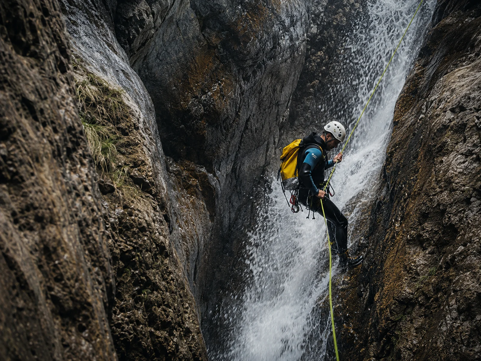 Pratique de canyoning