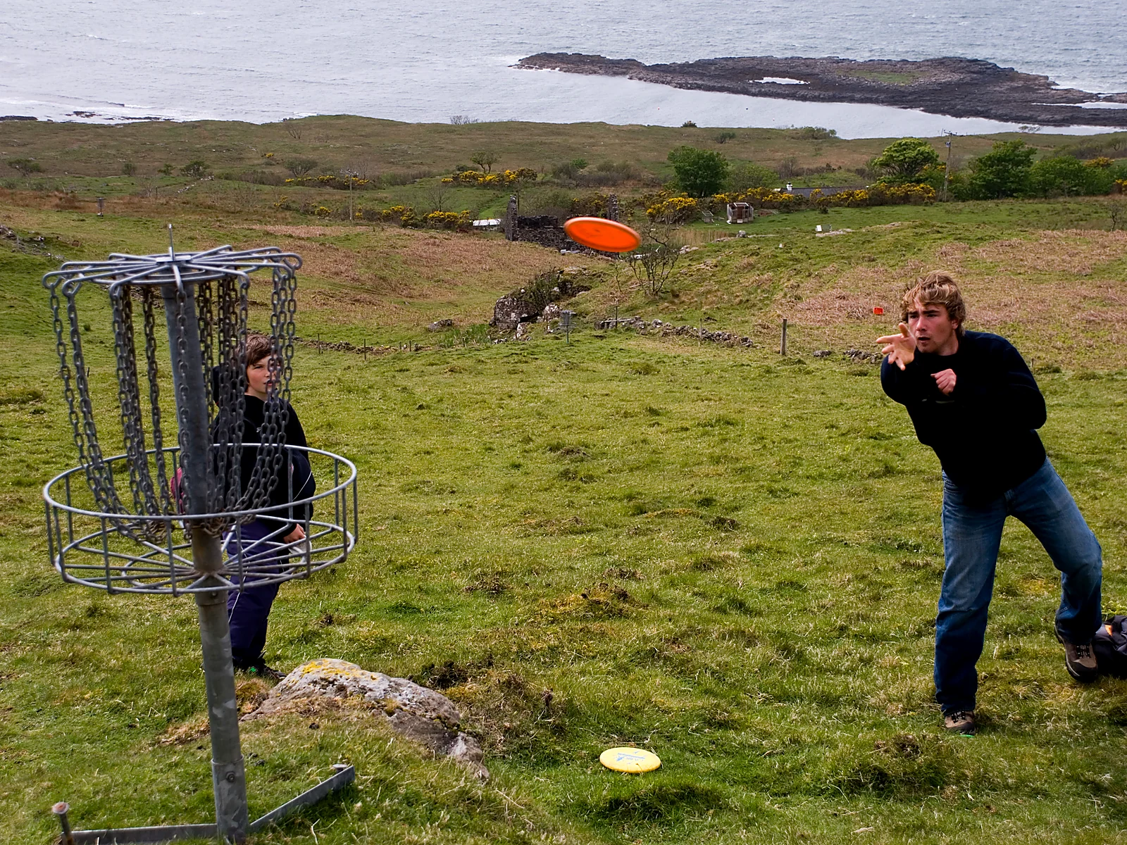 Pratique de disc-golf
