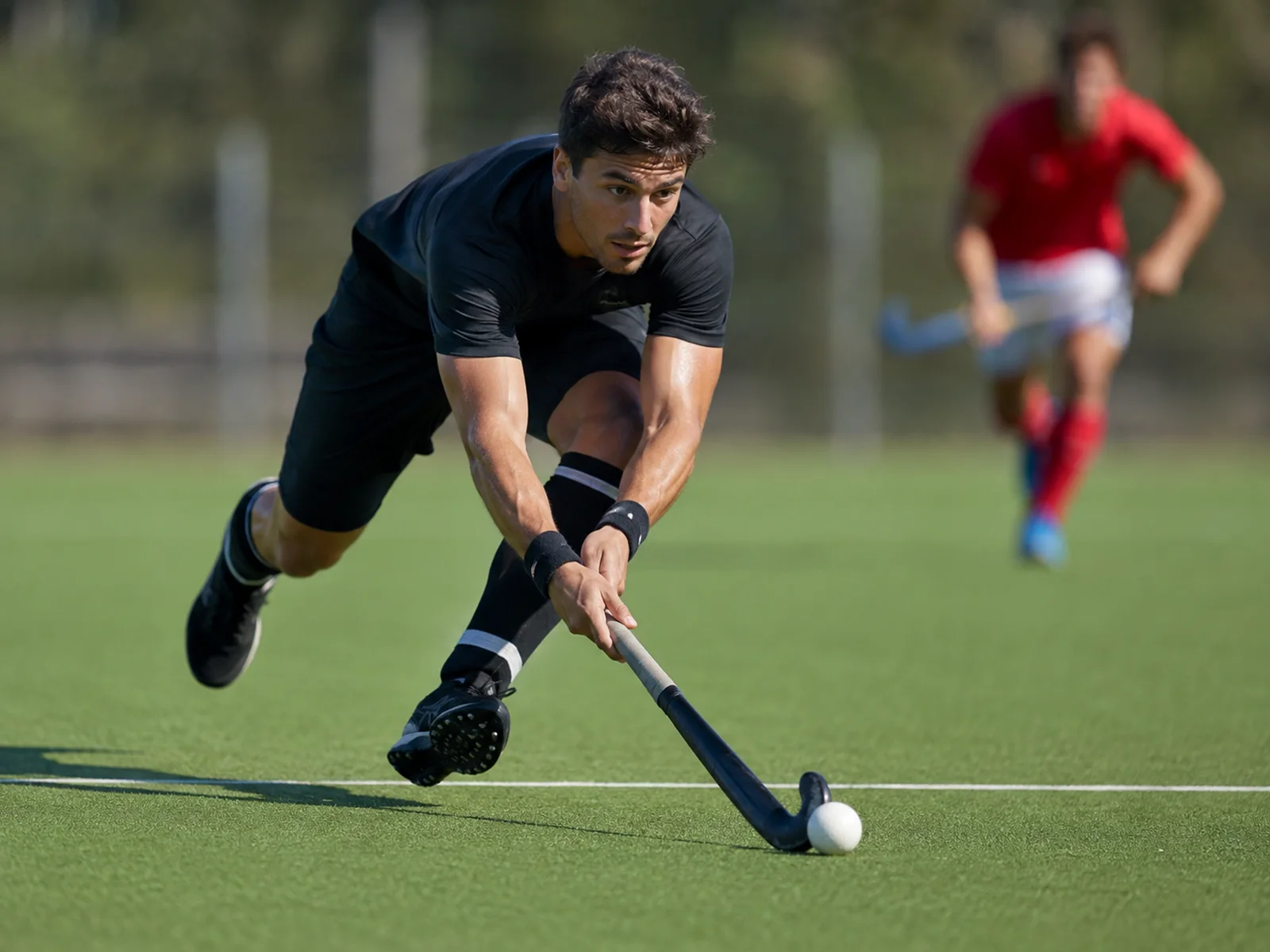 Pratique de hockey sur gazon