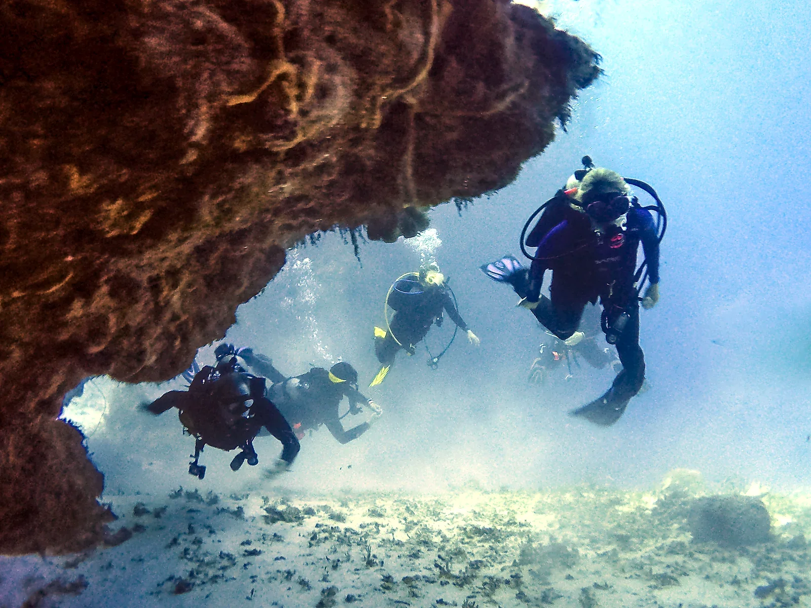 Pratique de plongée sous-marine