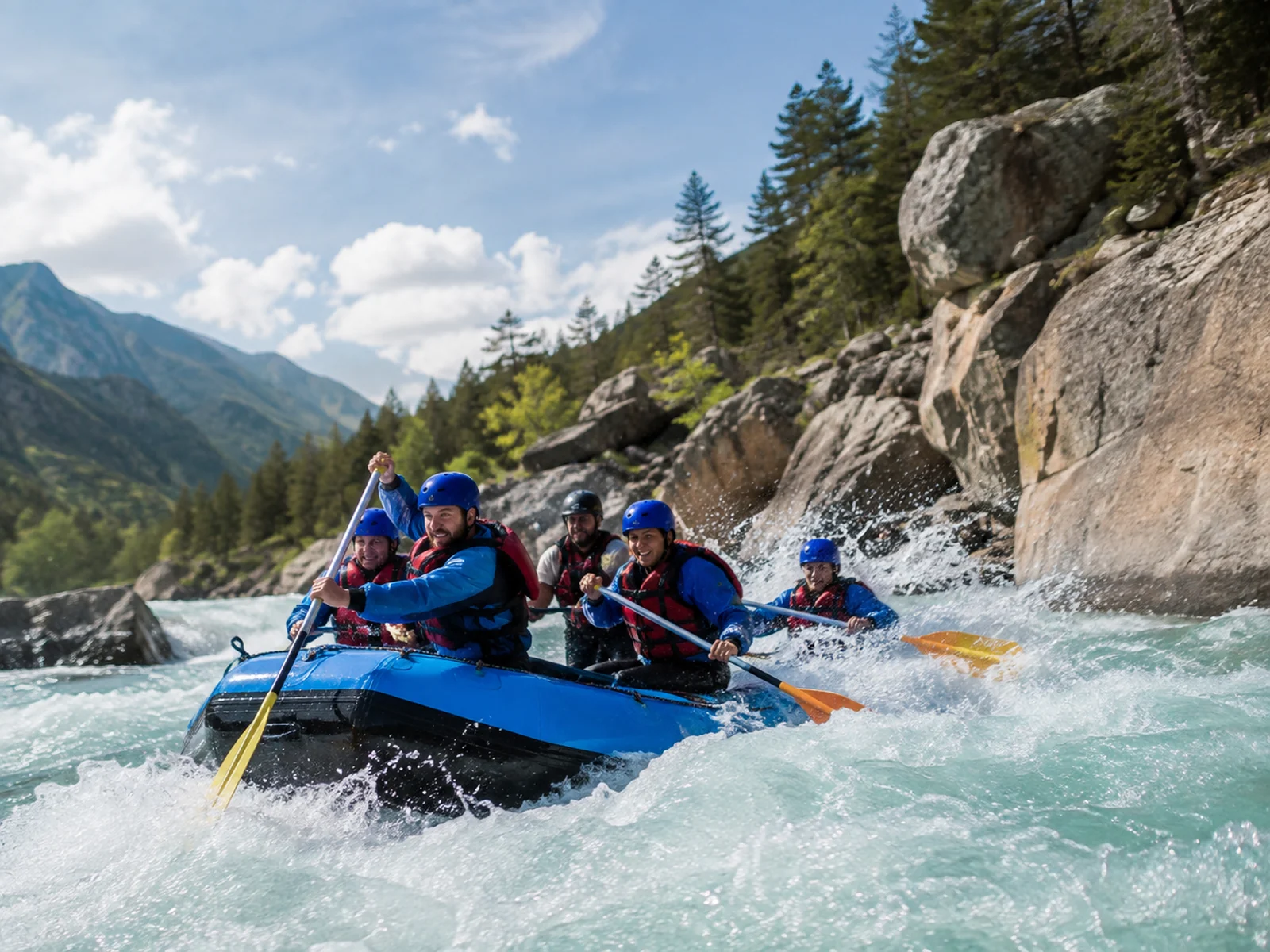 Pratique de rafting