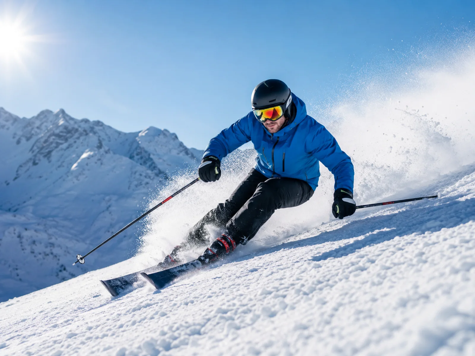 Pratique de ski alpin